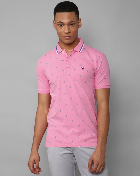 allen solly pink t shirt