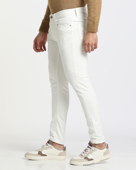 Comfort Fit Faded White Jeans For Men at Rs 700/piece in New Delhi | ID:  20995663588