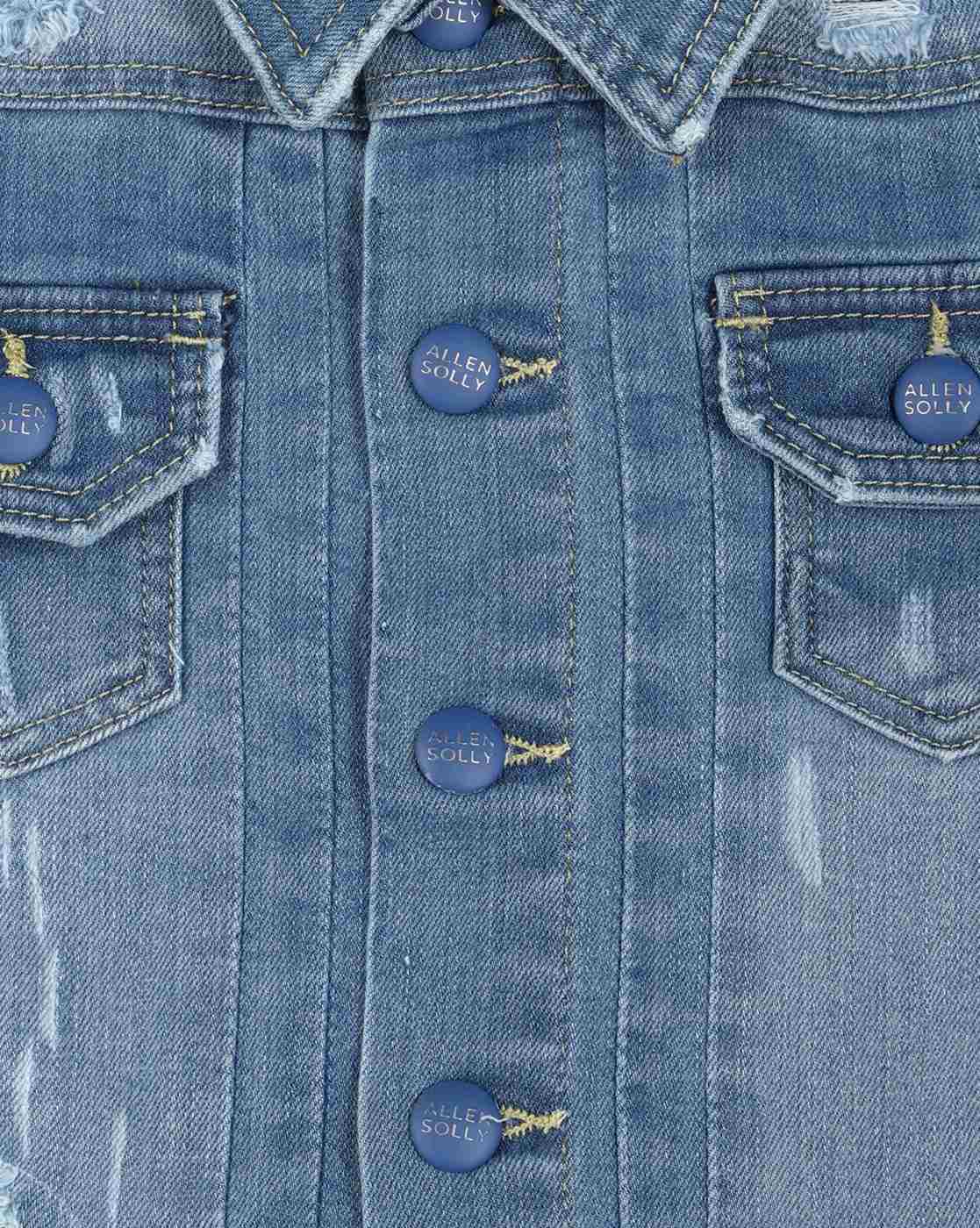 Buy Peter England Jeans Navy Blue Jacket online