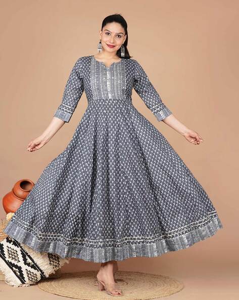 Anarkali deals kurta design