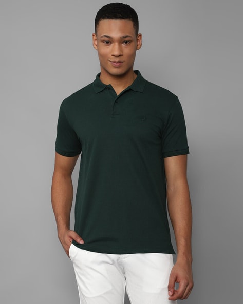 Allen solly green t hot sale shirt