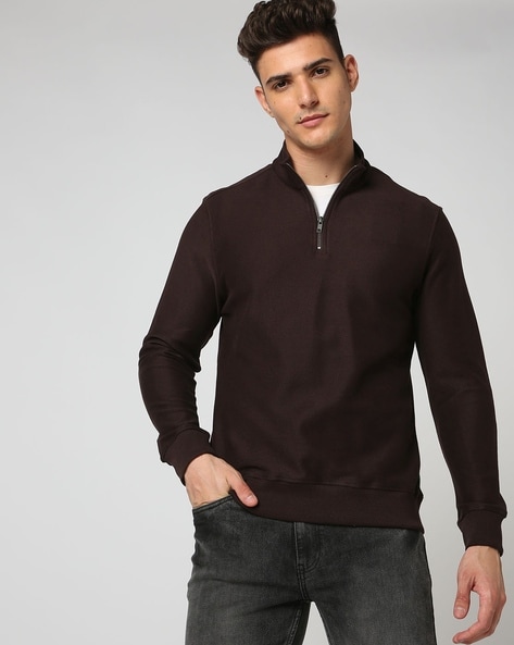 Half zip 2024 sweatshirt mens