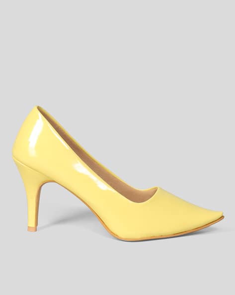 Buy Yellow Heeled Sandals for Women by CARLA BRAGA Online