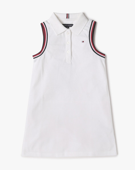 Embroidered Tommy Logo Polo Dress