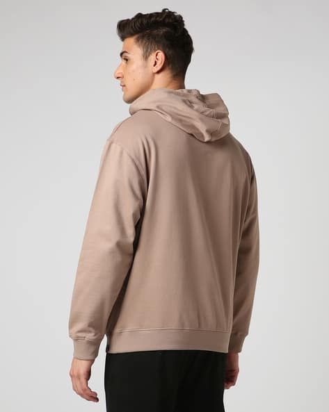 Oversized Hoodie with Drop-Shoulder Sleeves