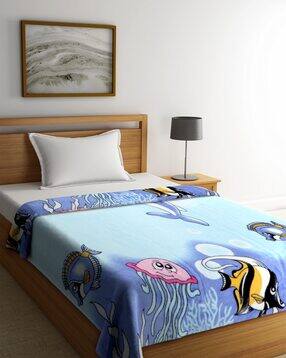 cortina eyelet curtain 120 GSM Printed Single Blanket-picture-26