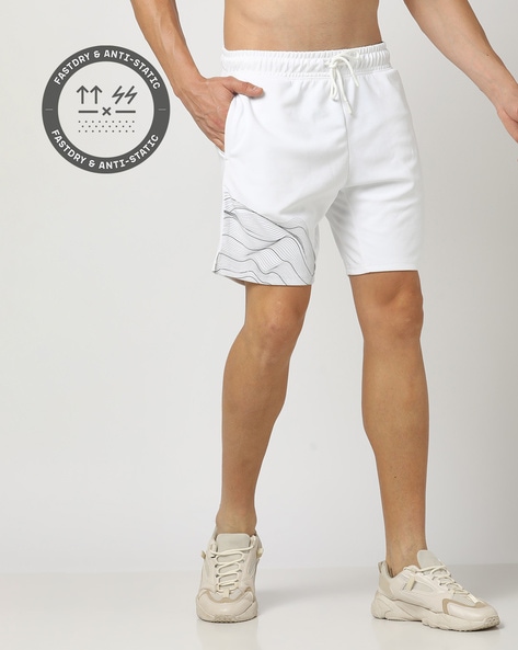 Prisma's White Yoga Shorts for Comfortable Workout