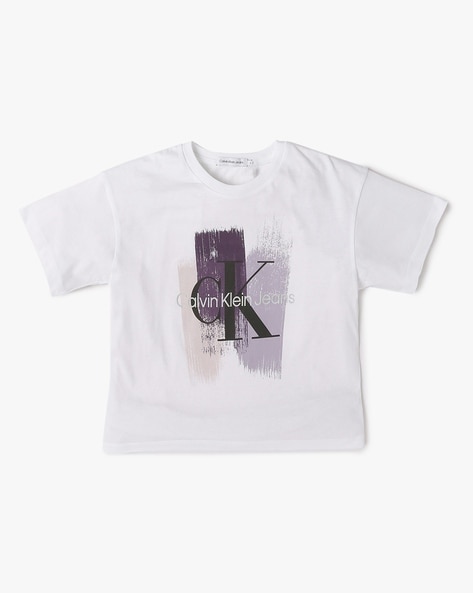 Buy White Tshirts for Girls by CALVIN KLEIN Online