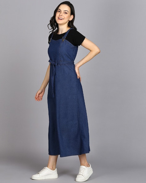 Dungaree dress 2024 with belt