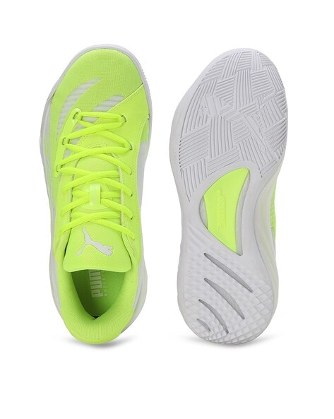 Puma fluorescent sales green shoes