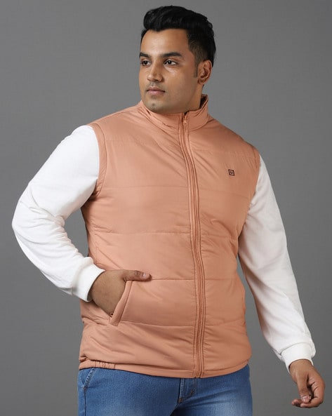 Puffer jacket 2024 sleeveless mens