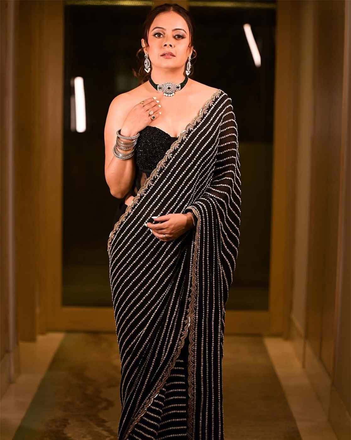 Priyanka Chopra At Sabyasachi Event: Priyanka Chopra Looks Breathtaking In Black  Sheer Saree At Sabyasachi Event In Beverly Hills. See Pics | Bollywood  News, Times Now