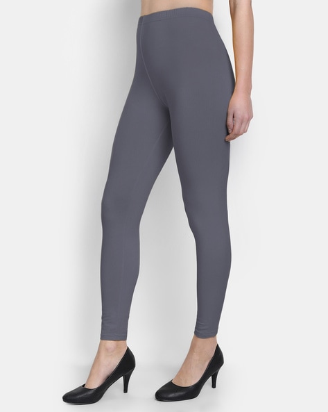 Girik Fashion Churidar Legging Grey Colour