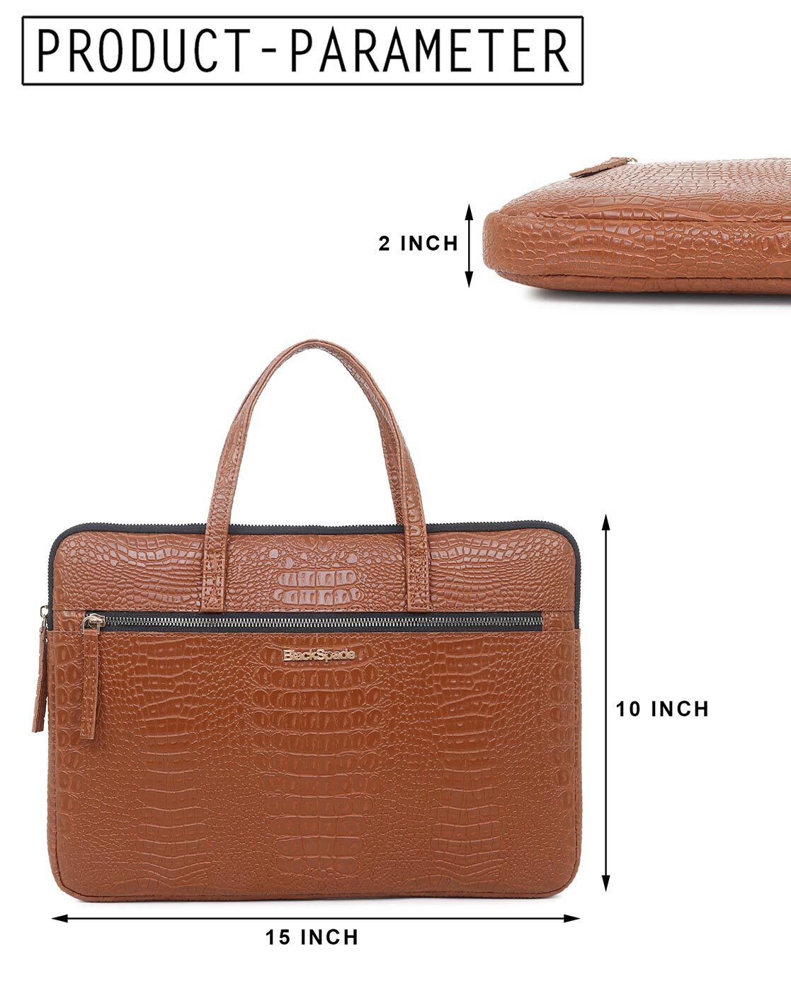 Stylish Leather Wheeled Ladies Laptop Case | Denali Collection – McKleinUSA