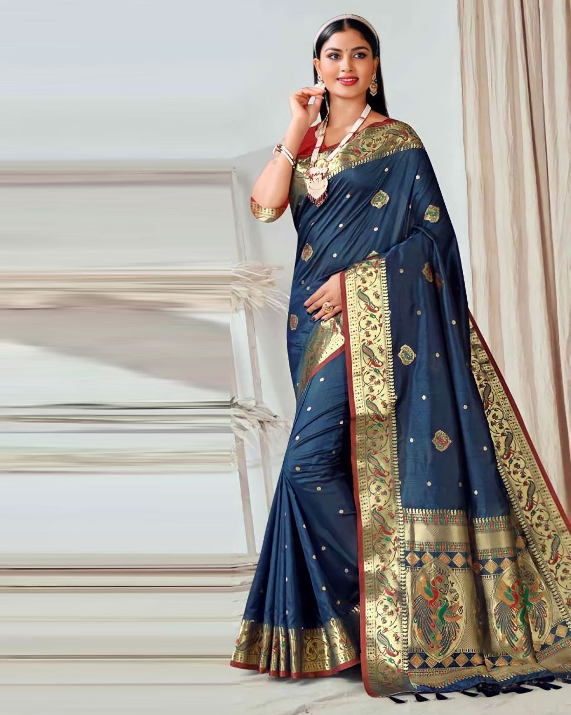 Buy Pink Sarees for Women by A One Wear Online | Ajio.com