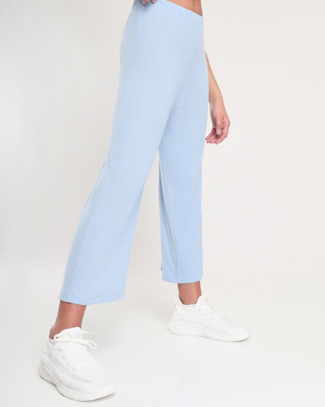 Buy Blue Trousers & Pants for Women by Nobero Online