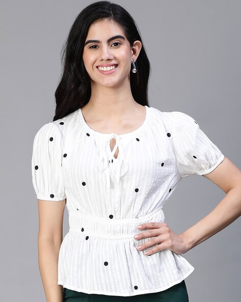 Buy White Tops for Women by Berrybird Online