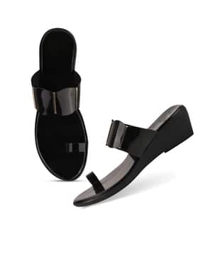 Toe-Ring Slip-On Flat Wedges-image-26