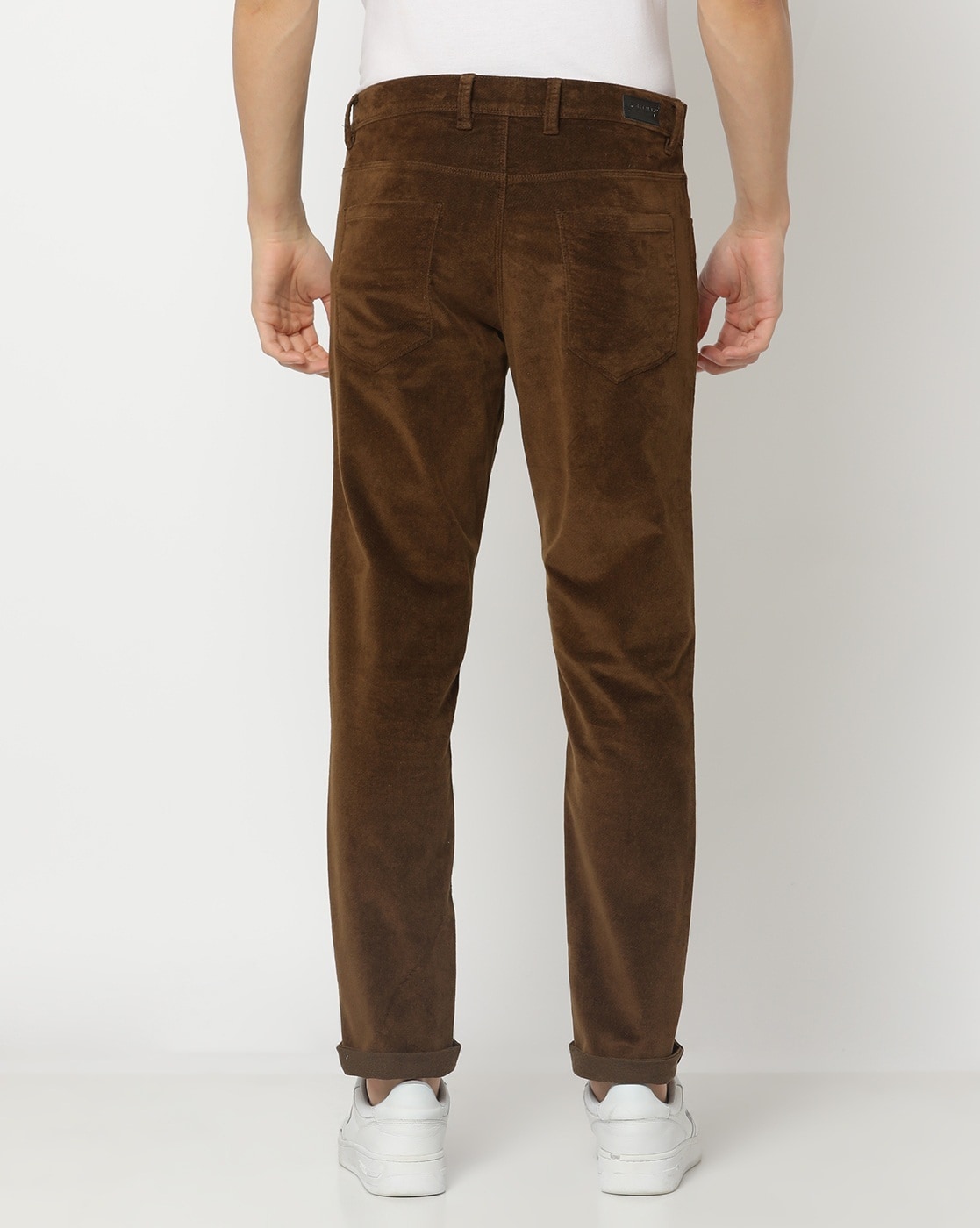 Buy Olive Trousers & Pants for Men by LOUIS PHILIPPE Online | Ajio.com