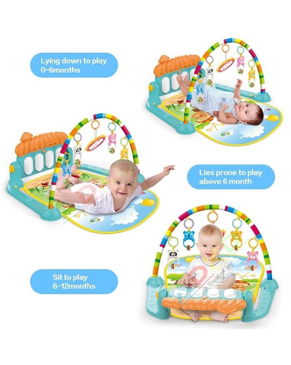 Baby mat with toys sales above