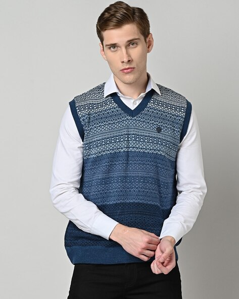 Buy Blue Sweaters Cardigans for Men by DUKE Online Ajio