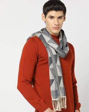 Buy Grey Mufflers for Men by DNMX Online | Ajio.com