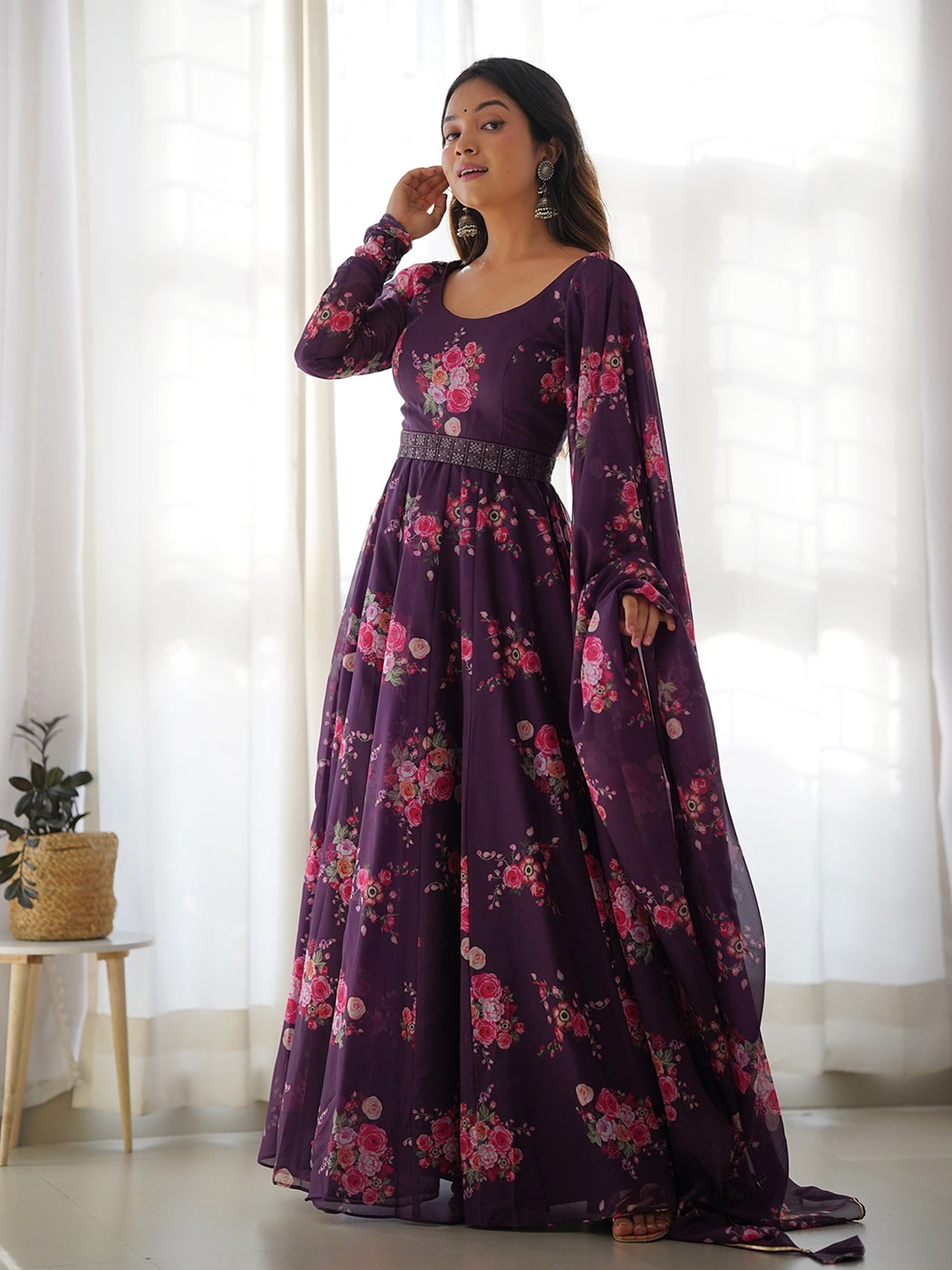 Organza Puff Sleeve Mini Dress | Pink Organza Dress Ball Gowns - 2023  Floral Print - Aliexpress