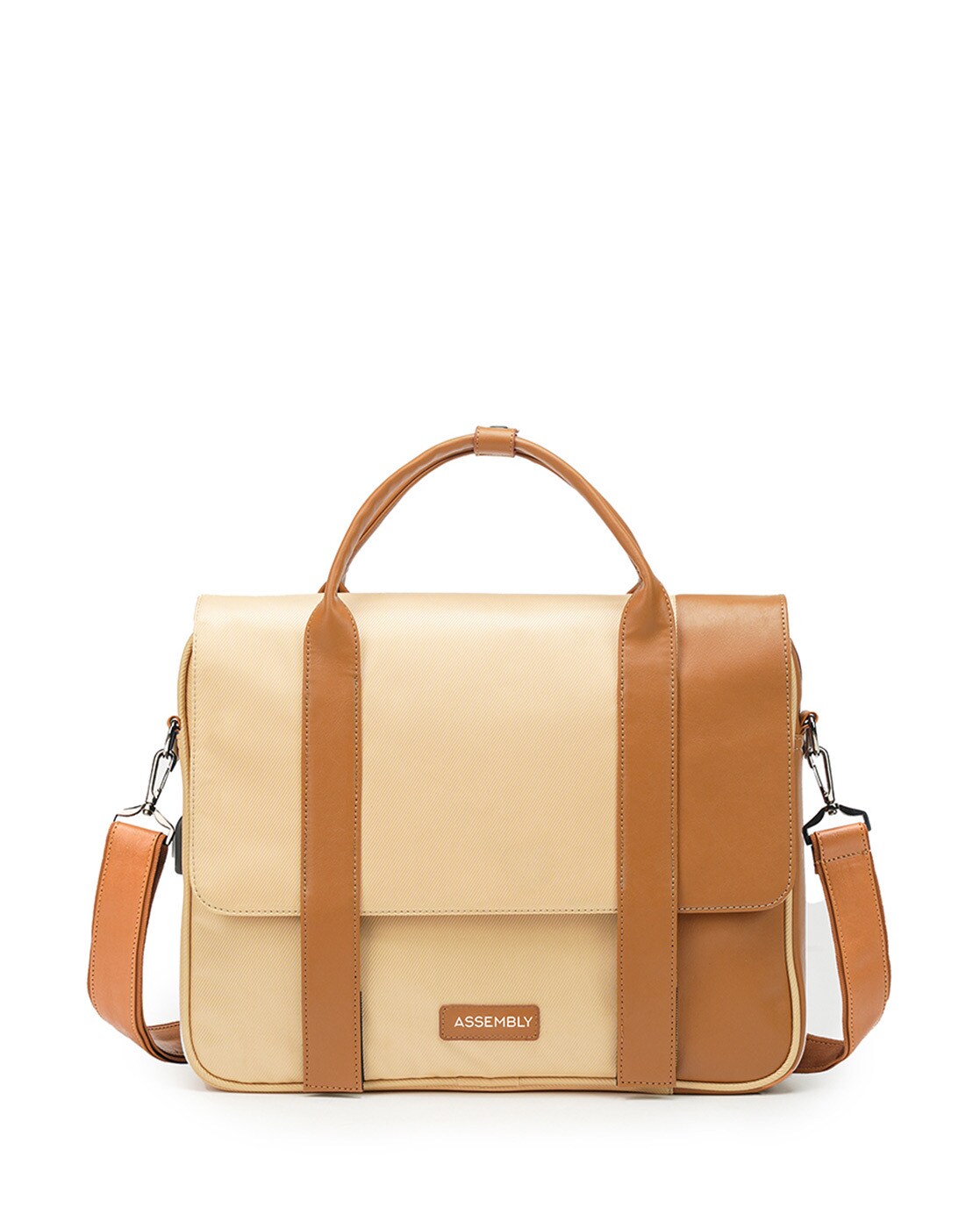 Beige discount messenger bag