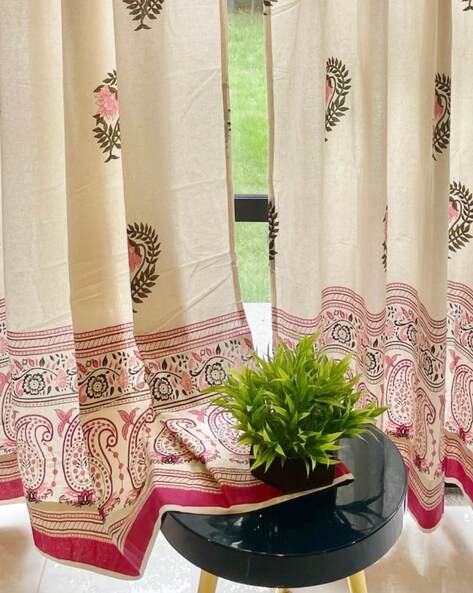 Pink Curtains Accessories For Home Kitchen By Urban E Online Ajio Com