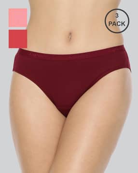 lyra Pack of 3 Bikinis with Elasticated Waist - Assorted-picture-24