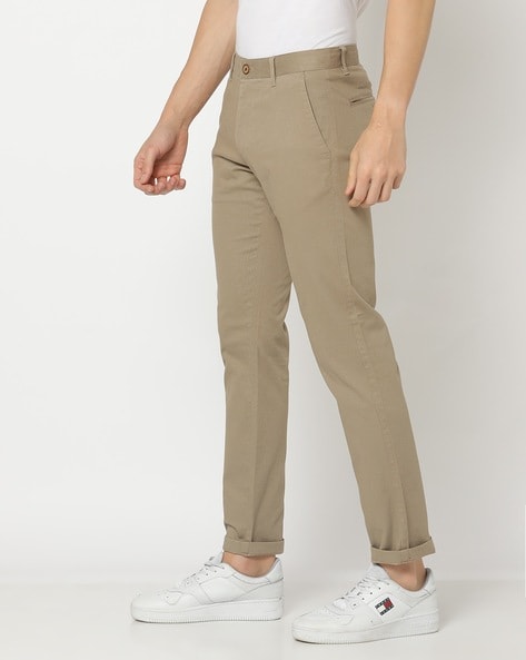Buy Gold Trousers & Pants for Women by RIVI Online | Ajio.com