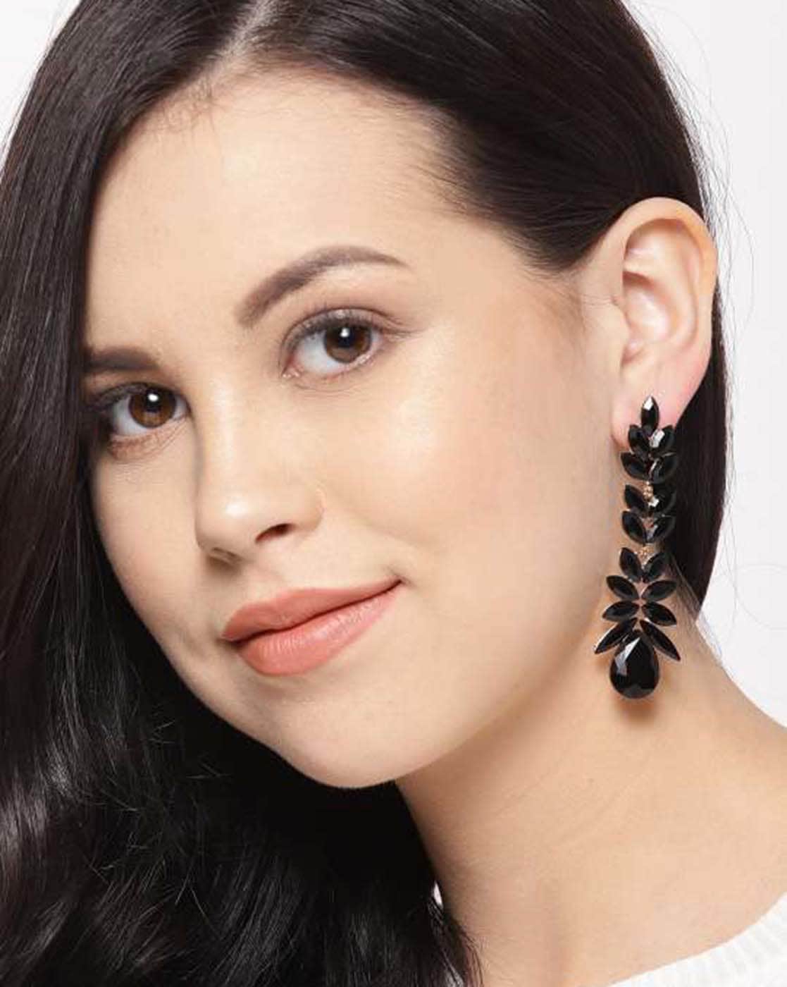 Buy Black Earrings for Women by Youbella Online | Ajio.com