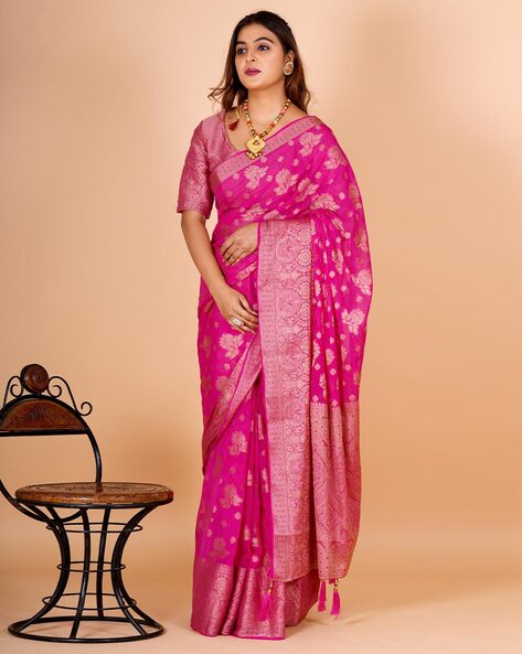 Buy Multicoloured Sarees for Women by Southsilk Online | Ajio.com