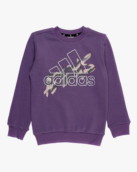 Purple hot sale adidas kids