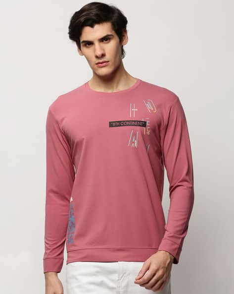Buy Mauve Sweatshirt Hoodies for Men by SHOWOFF Online
