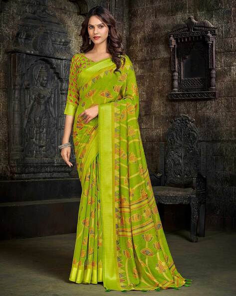 Linen Sarees (लिनन साड़ी) - Buy Pure Linen Sarees online at Best Prices in  India | Flipkart.com