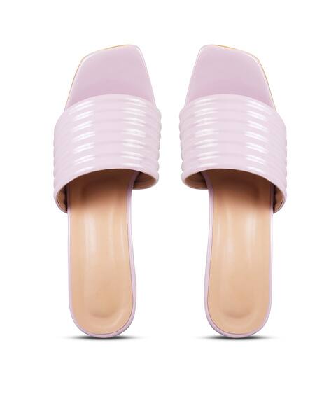 Open-Toe Slip-On Flat Sandals