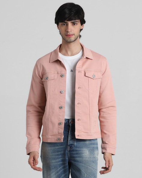 Buy Pink Jackets Coats for Men by Jack Jones Online Ajio