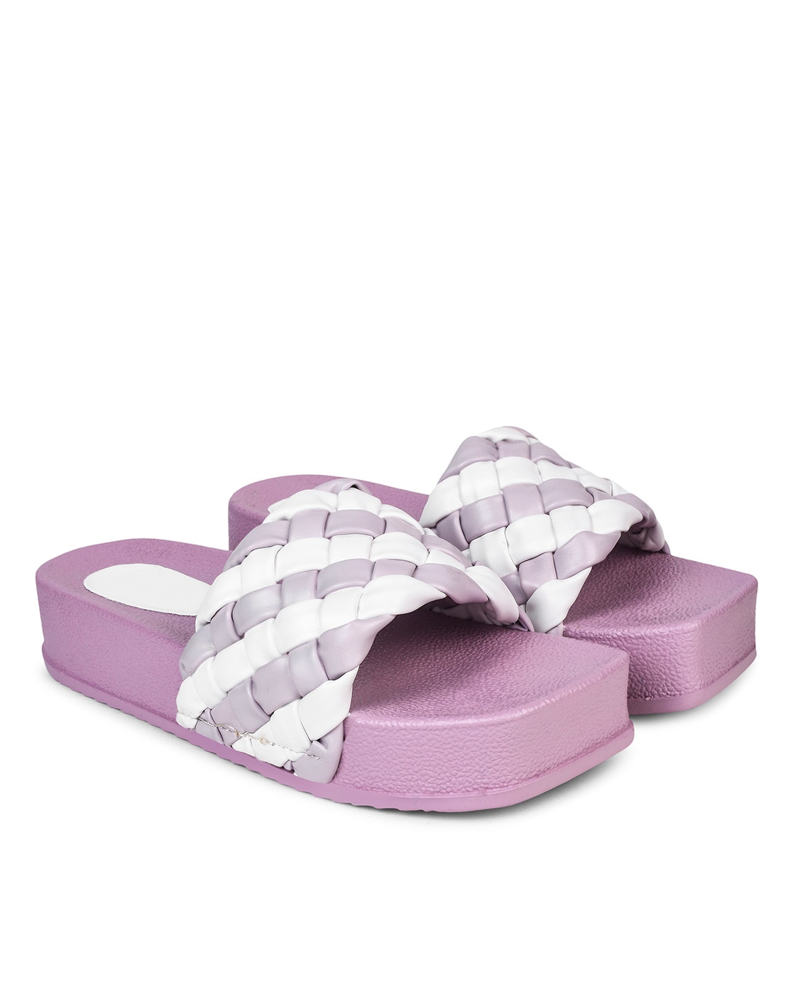 Buy Lavender Heeled Sandals for Women by FROH FEET Online