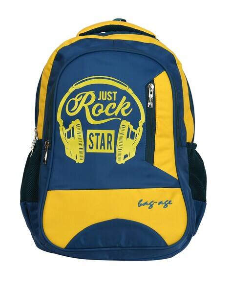 Graphic Print Backpack with Adjustable Straps