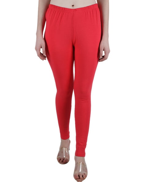 Buy Lyra Sky Blue Cotton Mid Rise Leggings for Women Online @ Tata CLiQ