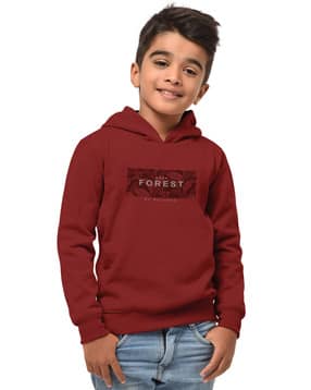 hellcat Typographic Print Hooded T-Shirt-picture-31