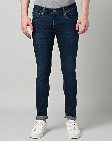 Men's Medium Wash Super Skinny Jeans