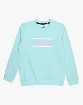 adidas kids Logo Print Crew-Neck Sweatshirt-picture-27