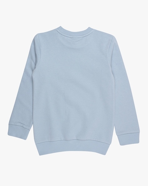 Baby blue 2024 adidas crew neck