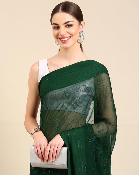 Buy Green Sarees for Women by Kalyan Silks Online