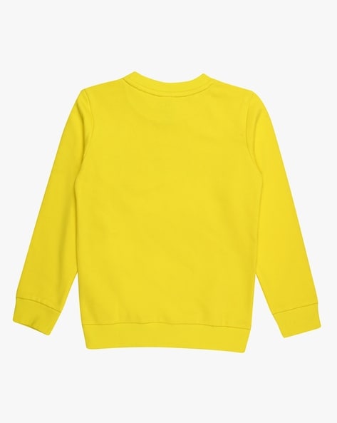 Adidas yellow sale crew neck