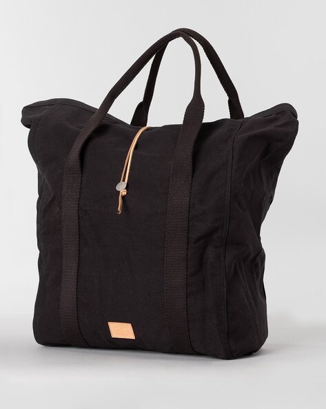 Superdry black tote on sale bag