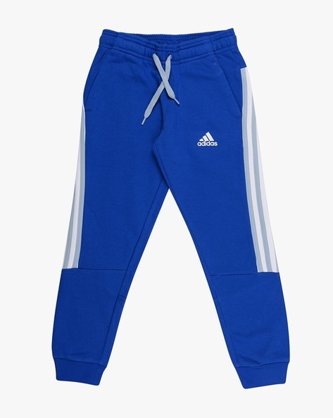 Blue adidas cheap bottoms