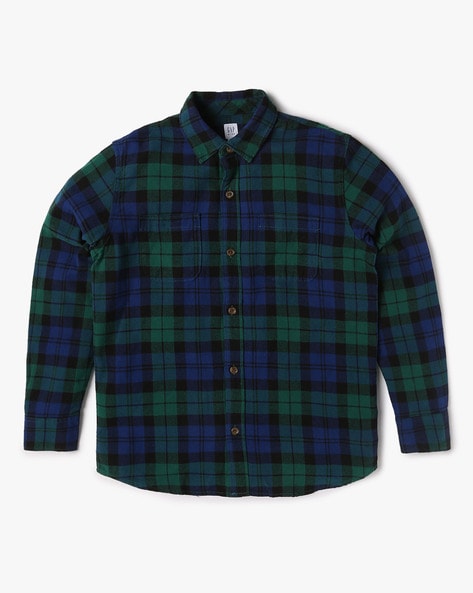 Gap on sale plaid shirt